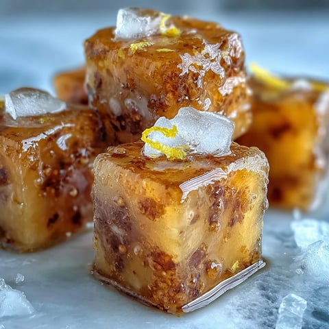 Bright yellow Lemon Ginger Turmeric Wellness Cubes sit in an ice cube tray, ready to be frozen for a zesty health boost.
