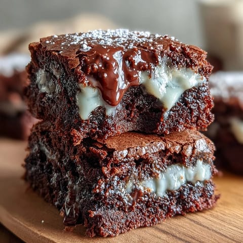 Rich chocolate brownie bites decorated with white icing to look like baseballs, ideal for game day celebrations.  