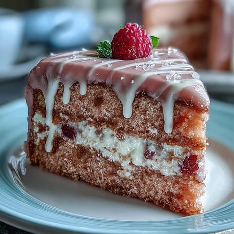 Elegant bridal shower rosé velvet cake with shimmering gold drip.