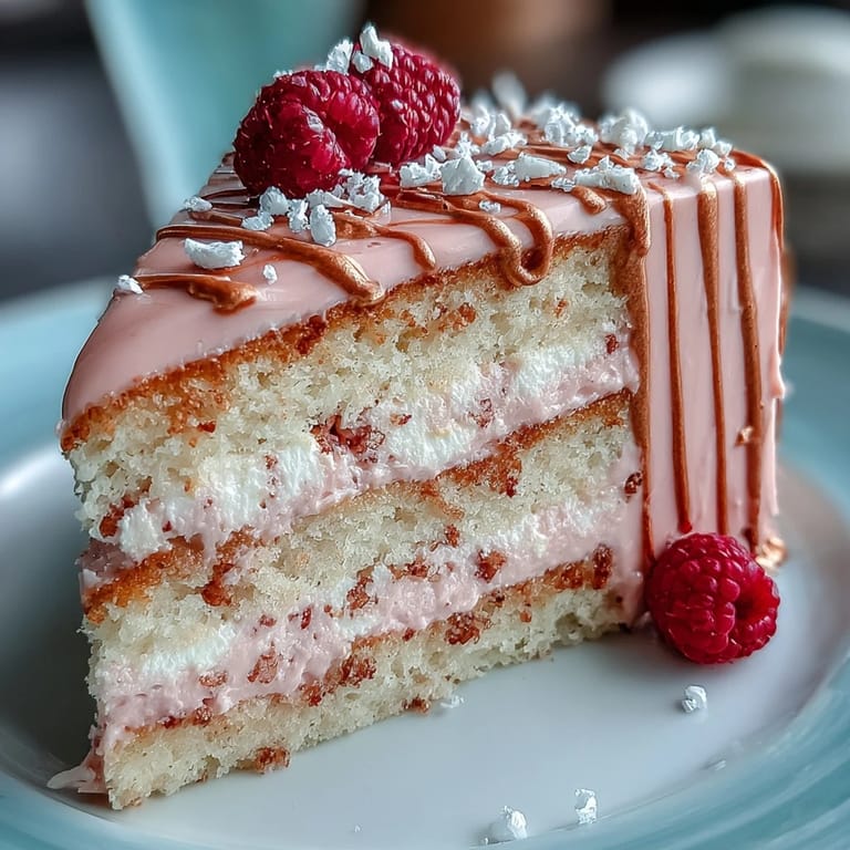 Luxurious pink velvet cake, perfect for celebrations, finished with edible gold.