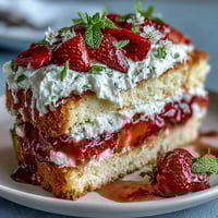 Spring Cakes Strawberries Cream